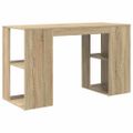 vidaXL Stôl Sonoma dub Kompozitné drevo 130 x 50.5 x 75 cm