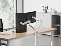 Neomounts DS70-250WH2 Neomounts NEXT Slim Desk Mount, double display (topfix clamp/grommet), white Držák, VESA, stolní, pro 2 ploché/zakrivené monitory, úhloprícka 17–32", náklon 90°, otácení 180°, rotace 360°, nosnost 18kg, bíl