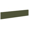 vidaXL Obrubník trávnika 20 ks 100 x 22 cm Oceľ Olivovo zelená
