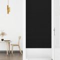 vidaXL Nástenné panely 12 ks čierne 90x15 cm zamat 1,62 m²