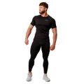 Bežecké legíny Pulse Black - GymBeam, veľkosť L, veľkosť oblečenia L