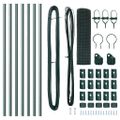 vidaXL Zváraná drôtená ohrada na upevnenie 10 x 0,8 m Zelená Sieťovina