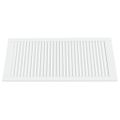 vidaXL Lamelové dvierka na skrinku, biele 99,3x49,4 cm, borovica