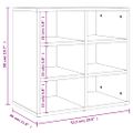 vidaXL Skrinky na topánky 2 ks lesklá biela 52,5x30x50 cm