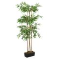vidaXL Umelý bambusový strom 1216 listov 180 cm zelený