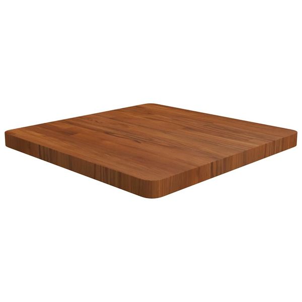 vidaXL Štvorcová stolová doska tmavohnedá 60x60x4 cm lakovaný dub