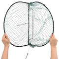 vidaXL Pasca na vtáky zelená 50 cm oceľ