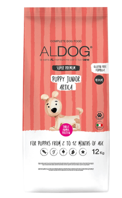Aldog 2D-SJ12M Puppy-Junior Artica Medium granule pre šteniatka, stredné plemená, losos, 12 kg
