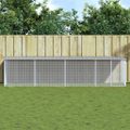 vidaXL Klietka pre kurčatá strecha bledosivá 403x98x90 cm poz. oceľ