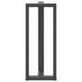 vidaXL Nohy barového stola v tvare T, 2 ks, antracitové, 50x35x(100-101) cm, oceľ