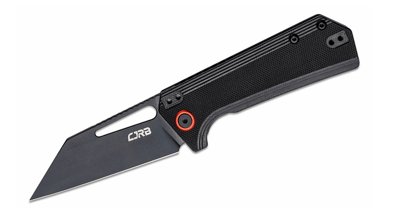 CJRB J1924-BBK Ruffian vreckový nôž 7,8 cm, celočierna, G10