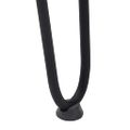 vidaXL vlásenkové nohy pre konzolové stolíky 4 ks, čierne 72 cm, masívna oceľ