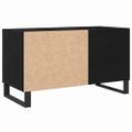 vidaXL Skrinka na gramofónové platne Čierny dub 85 x 38 x 48 cm