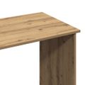 vidaXL Stôl dub artisan 102x50x75 cm kompozitné drevo
