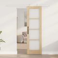 vidaXL Posuvné dvere ORKDAL 61 x 198,5 cm Prírodná