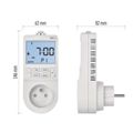 Termostat EMOS P5660FR do zásuvky s funkcou digitálneho časovača 2v1