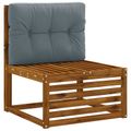 vidaXL Vankúš na paletu VIANEN 100% polyester Modrá 70 x 50 x 12 cm