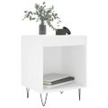 vidaXL Nočný stolík biely 40x35x50 cm spracované drevo