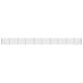 vidaXL Drôtený plot s prírubou antracitový 1,4x25 m