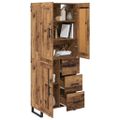 vidaXL Highboard 2 ks Staré drevo 69,5 x 34 x 180 cm