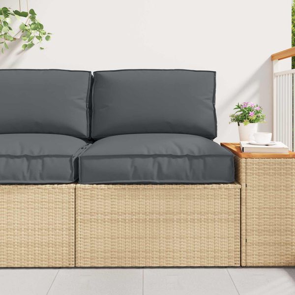 vidaXL Sada vankúšov na palete 2 pcs Antracit Oxfordská látka