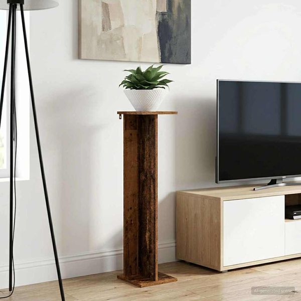 vidaXL Stojan na rastliny 2 pcs Staré drevo 25 x 25,5 x 100,5 cm