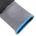 vidaXL Pracovné rukavice 12 ks Šedá a čierna 9 / l Polyester