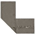vidaXL Podložka s vankúšom HOUTEN Svetlosivá 40 x 145 cm Zamat