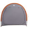 vidaXL Stan na uskladnenie bicyklov 210 x 90 x 174 cm Šedá a oranžová