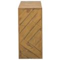 vidaXL Konzolový stolík 110x35x75 cm teakový masív