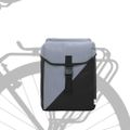 vidaXL Cyklistická taška Šedá a čierna 31,5 x 15,5 x 40 cm Polyester