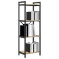 vidaXL Regál na knihy 40 x 30 x 119 cm Kompozitné drevo Sonoma dub