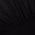 131079 vidaXL Stretch Couch Slipcover Black Polyester Jersey