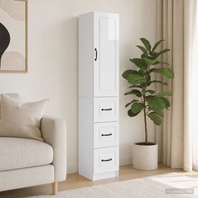 vidaXL Sada skríň 2 ks 33 x 34,5 x 87 cm Kompozitné drevo