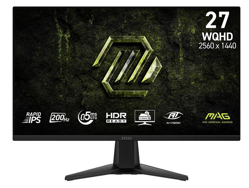 MSI MAG/275QF E20/27''/IPS/QHD/200Hz/0,5ms/Čierna/3R
