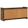 vidaXL TV skrinka 102 x 33 x 47 cm Dymový dub Kompozitné drevo