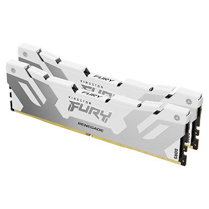 Kingston FURY Renegade/DDR5/32GB/7200MHz/CL38/2x16GB/White