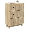 vidaXL Zásuvkový kabinet 66 x 34,5 x 90 cm Kompozitné drevo Dub sonoma