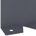 vidaXL Obrubník trávnika 20 ks 102 x 10 x 4 cm Oceľ Antracitová