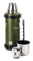 Termoska G21 na pitie, 1000 ml, zelená s rukoväťou