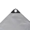 vidaXL Celta 650 g/m², 1,5x20 m, sivá