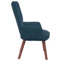 vidaXL kreslo Modrá 63 x 67 x 94 cm Zamat