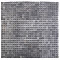 vidaXL Mozaikové dlaždice Sivá 30 x 30 cm Mramor