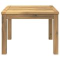 vidaXL Konferenčný stolík Biela 50 x 60,5 x 36 cm Pevné akáciové drevo