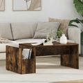 vidaXL Konferenčný stolík Dymová dub 90 x 45 x 35 cm Kompozitné drevo