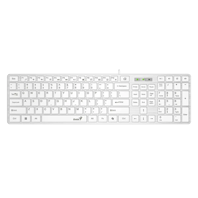 GENIUS Slimstar 126 klávesnica + Copilot biela