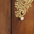 vidaXL Highboard s poličkou Hnedá 40 x 33 x 110 cm Masívne mango drevo