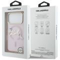 Puzdro Karl Lagerfeld pre iPhone 17 Pro Max 6,9" IML Choupettes Karl Script Logo MagSafe ružová