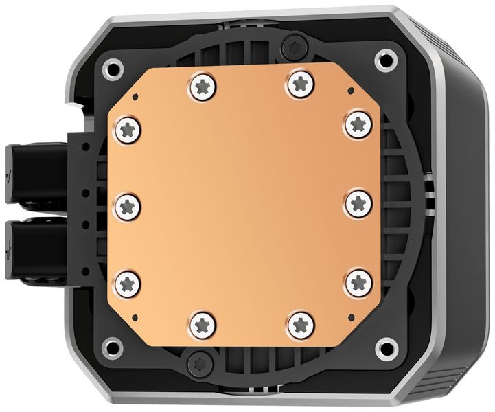 DEEPCOOL vodný chladič MYSTIQUE 360 ARGB / 3x120mm ARGB fan / dig. displej / Intel i AMD / čierny