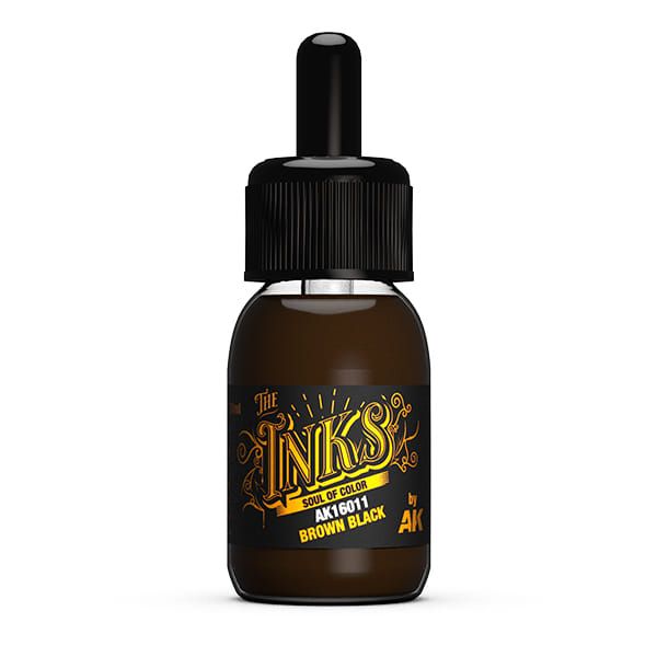 AK Interactive: Inks - Brown Black